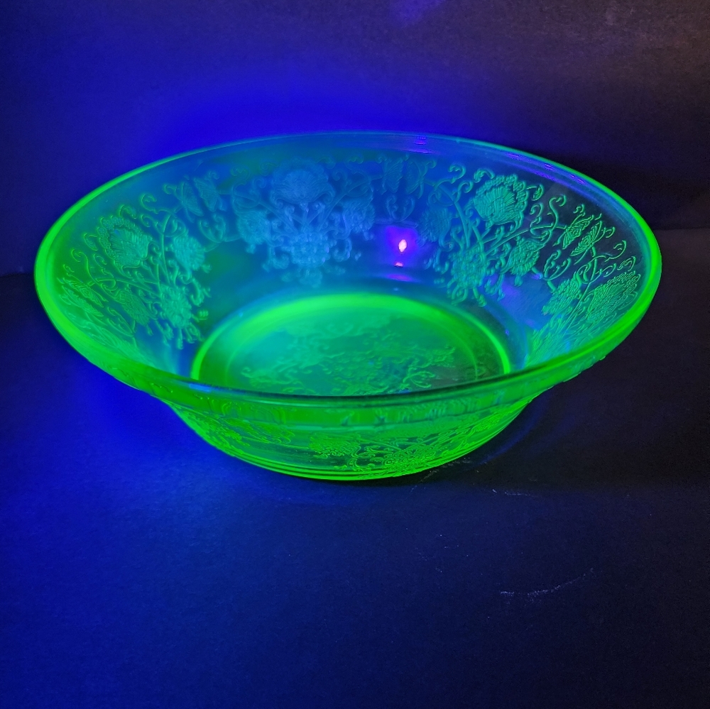 Uranium Glass Bowl